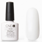 CND Shellac цвет Cream Puff, 7,3 мл (ярко белый)№01