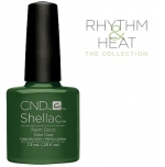 CND Shellac цвет Palm Deco, 7,3 мл. (Насыщенный зеленый)